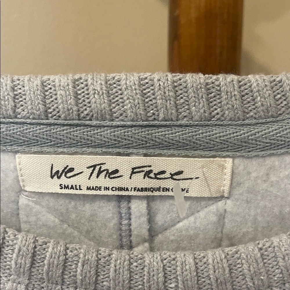 We The Free Multicolor Patchwork Sweater - image 2